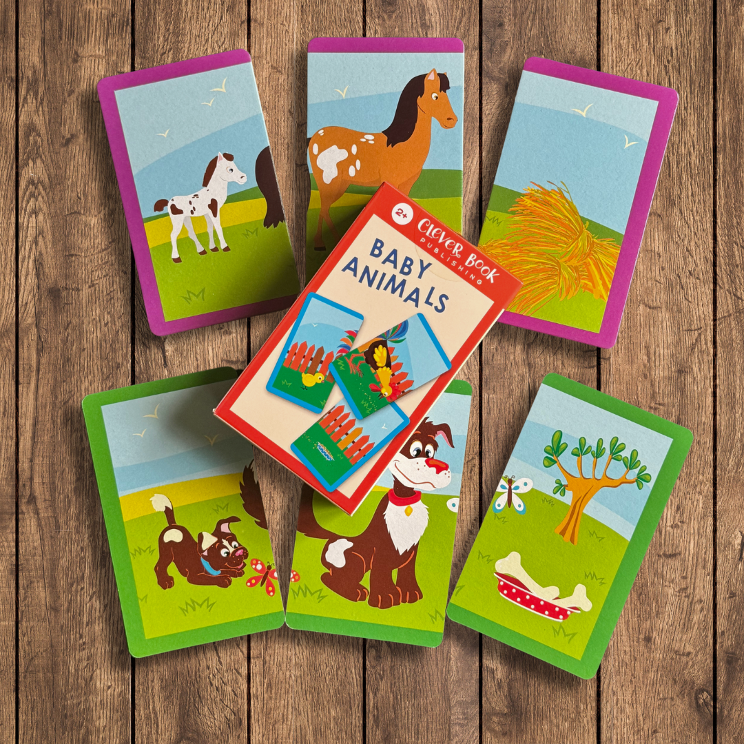 Baby Animals Puzzle Cards (Ages 1–3)