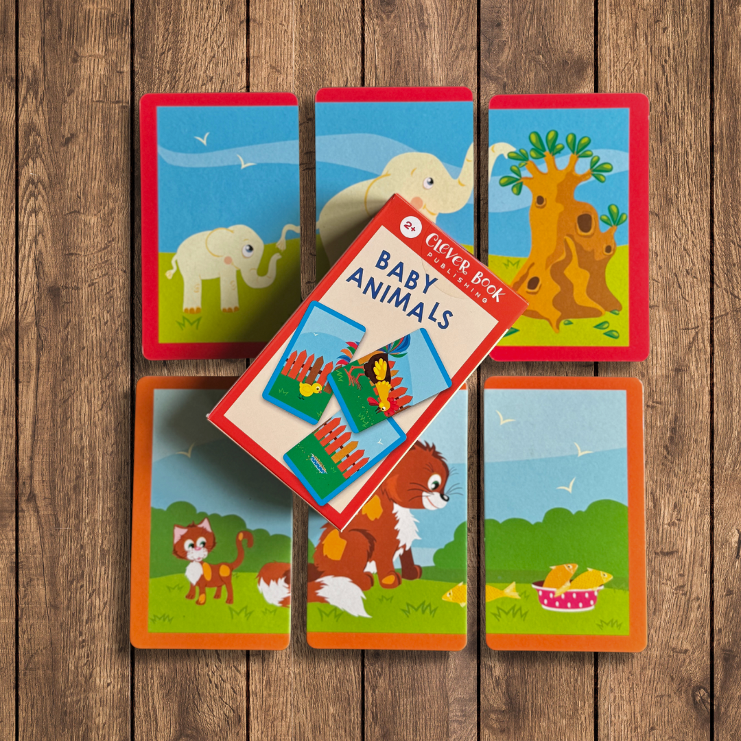 Baby Animals Puzzle Cards (Ages 1–3)