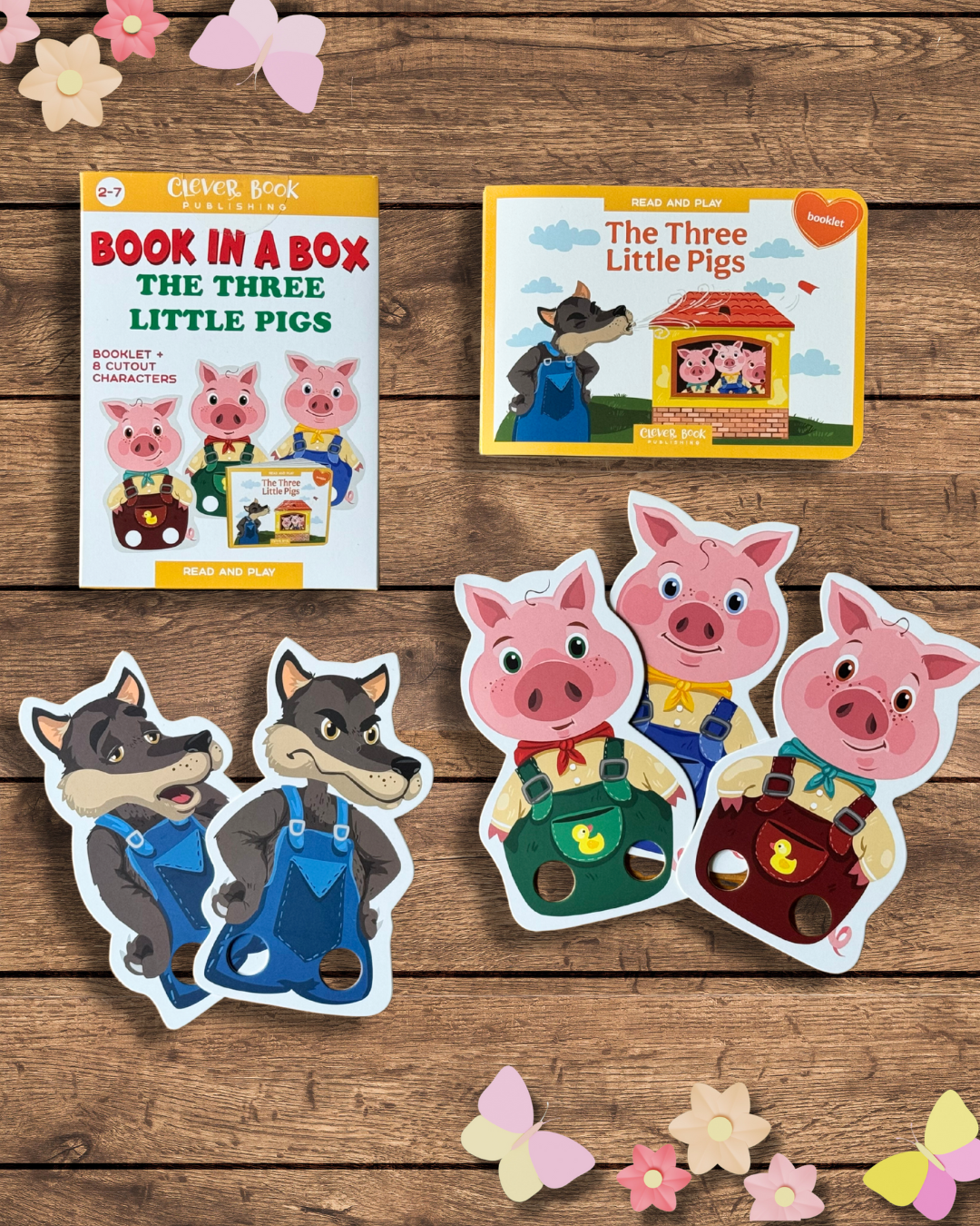 The Three Little Pigs – Read & Play Book in a Box (Ages 3+)