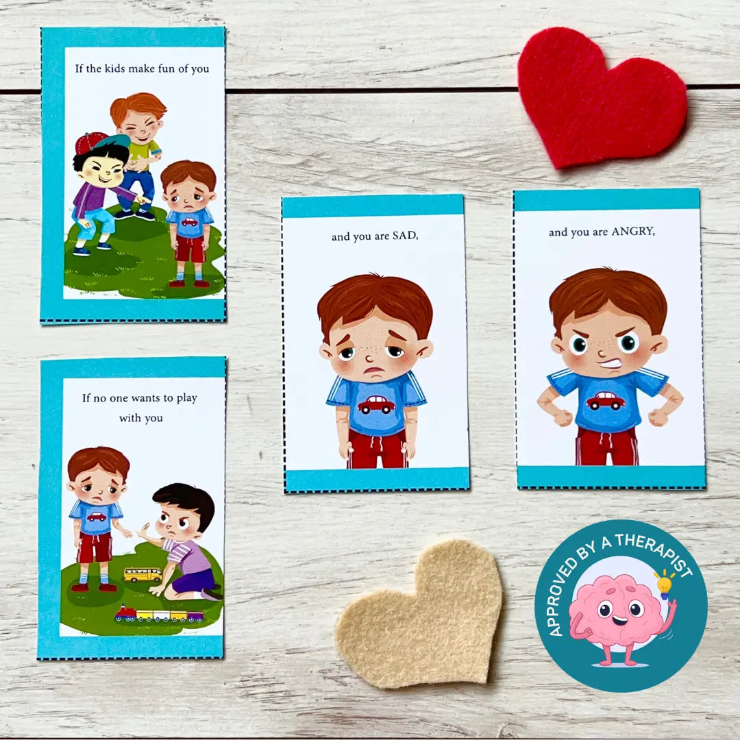 "My Emotions and Reactions" Puzzle Cards CleverBook UK