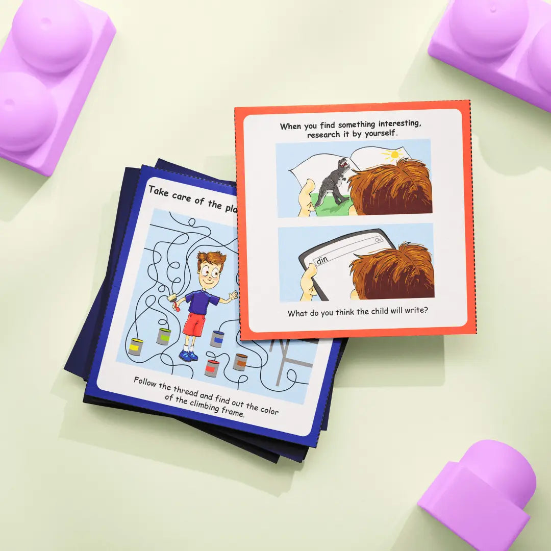 "Be Happy" Activity Cards CleverBook UK