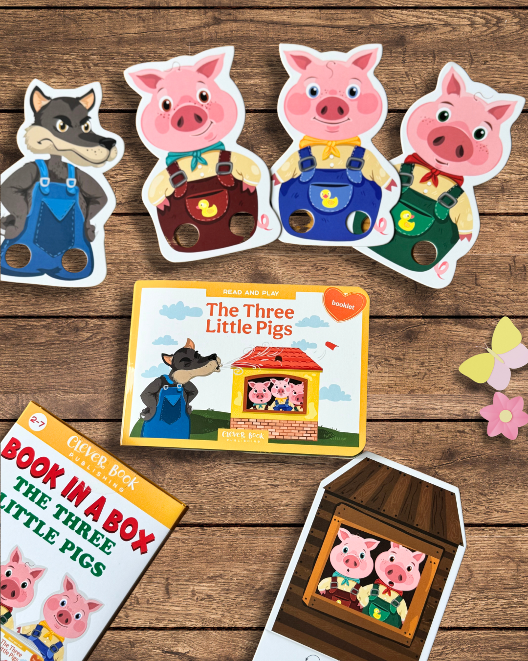 The Three Little Pigs – Read & Play Book in a Box (Ages 3+)