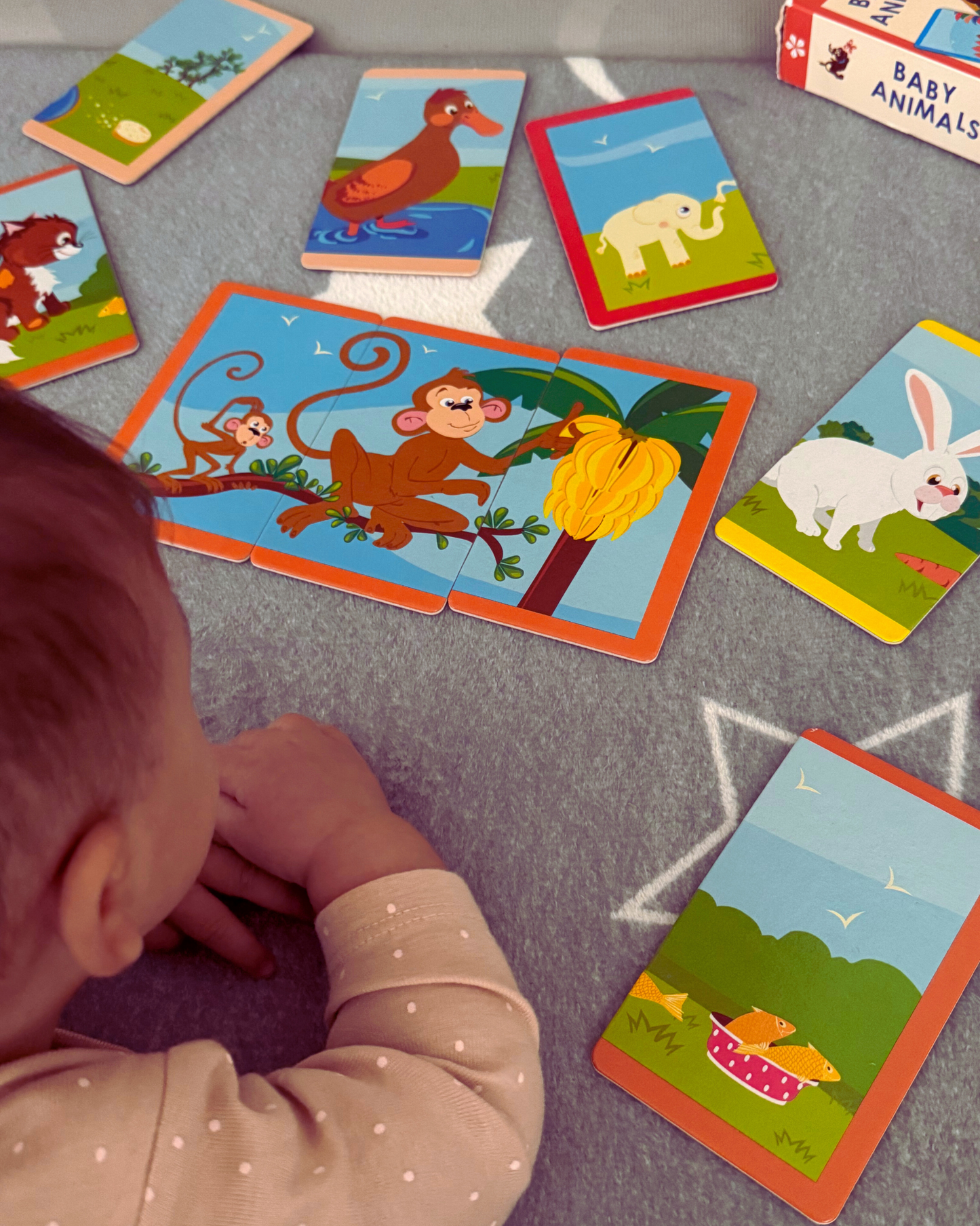 Baby Animals Puzzle Cards (Ages 1–3)