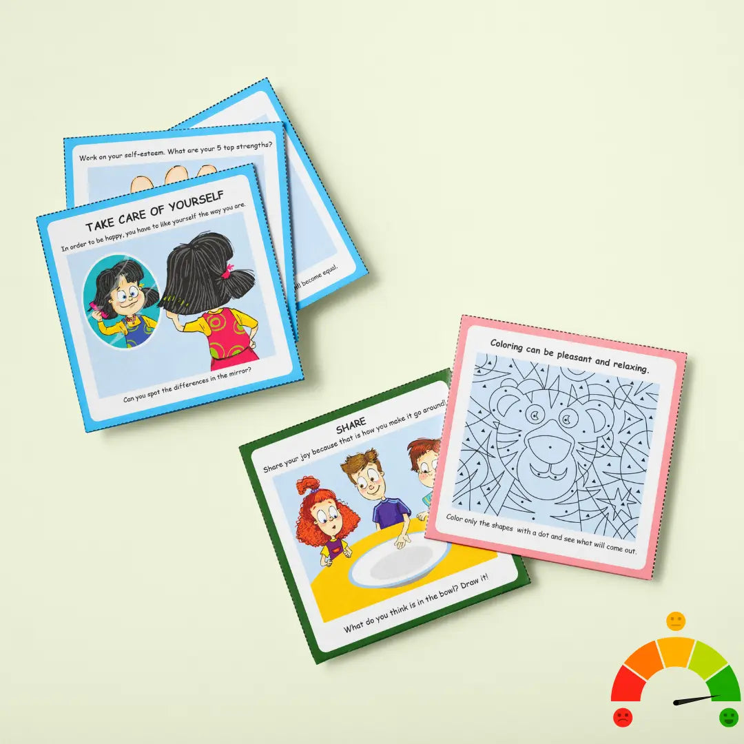 "Be Happy" Activity Cards CleverBook UK