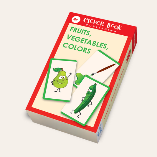 Fruits, Vegetables, Colors Clever Book