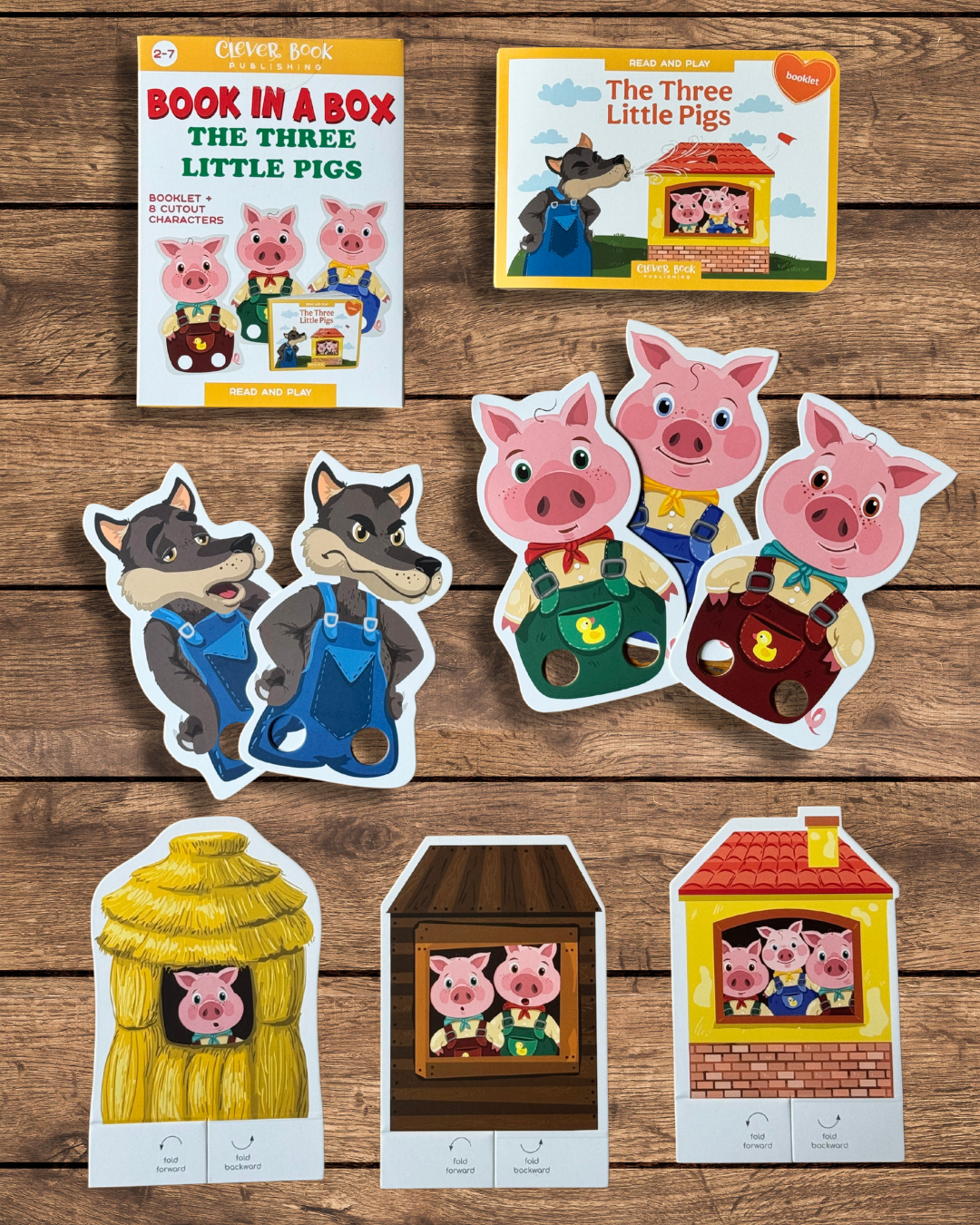 The Three Little Pigs – Read & Play Book in a Box (Ages 3+)