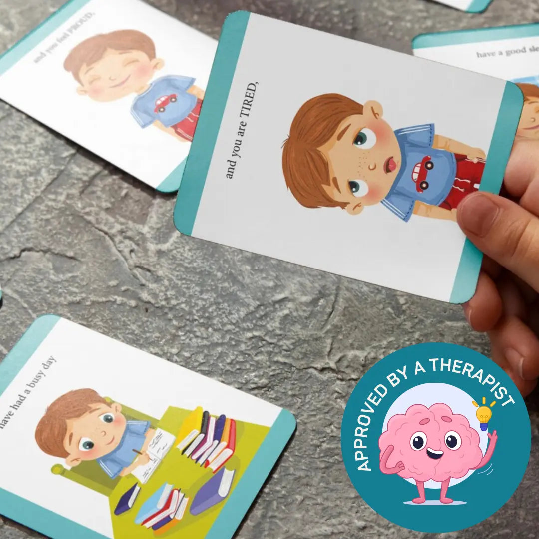 "My Emotions and Reactions" Puzzle Cards CleverBook UK