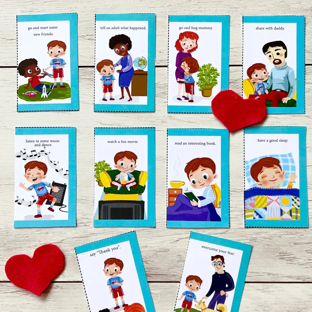 "My Emotions and Reactions" Puzzle Cards CleverBook UK