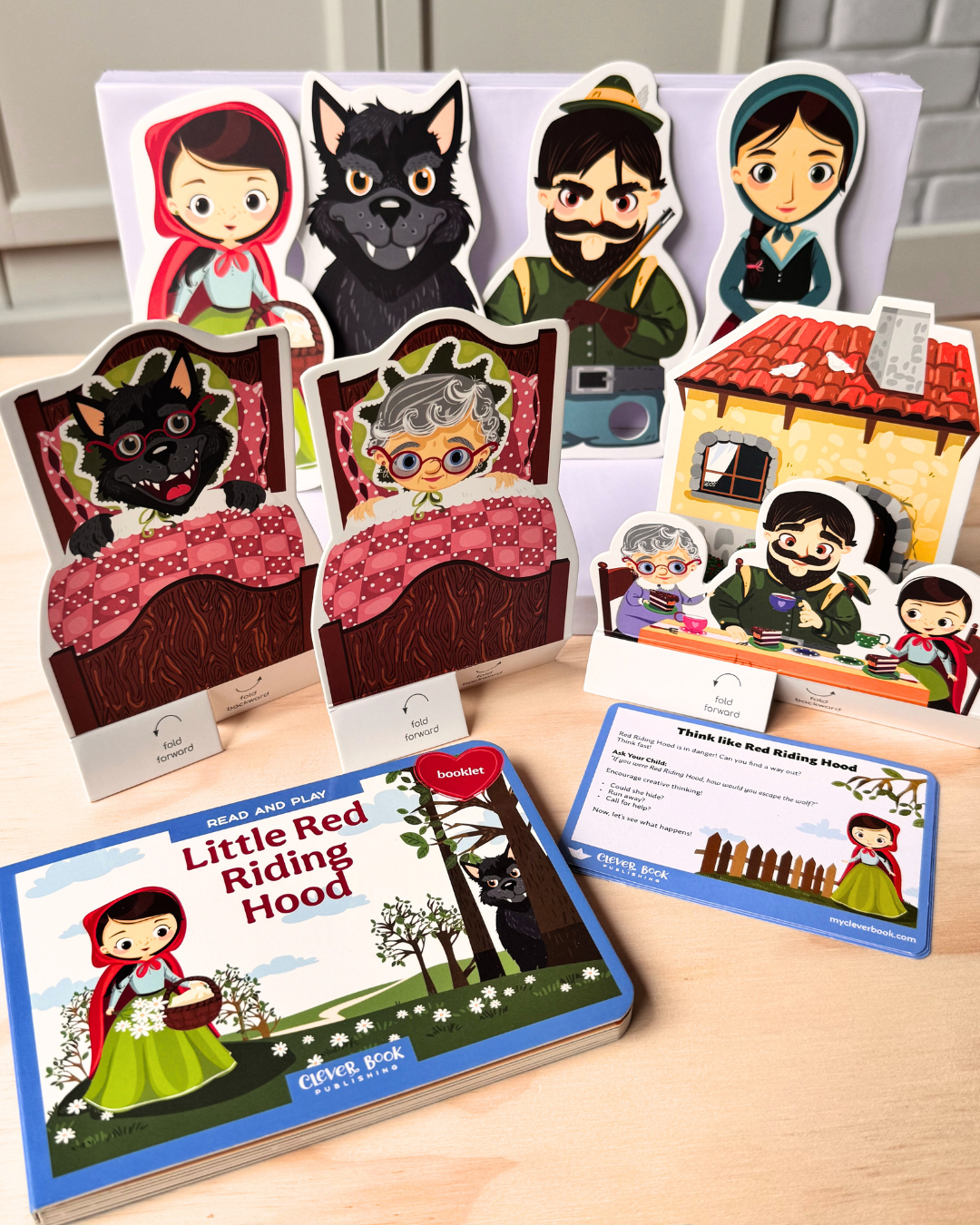 Little Red Riding Hood: Read & Play Book-in-a-Box (Ages 2-7)