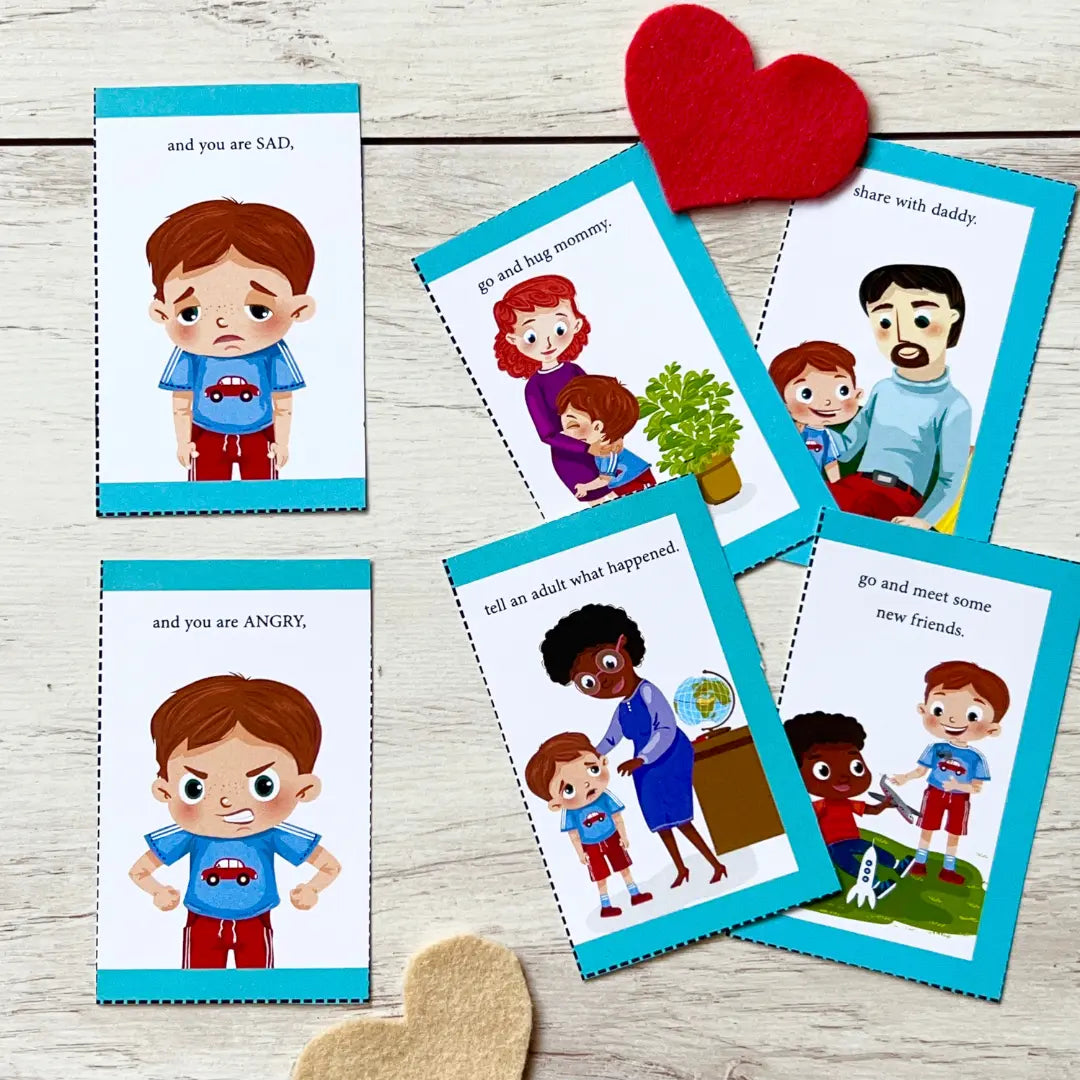 "My Emotions and Reactions" Puzzle Cards CleverBook UK
