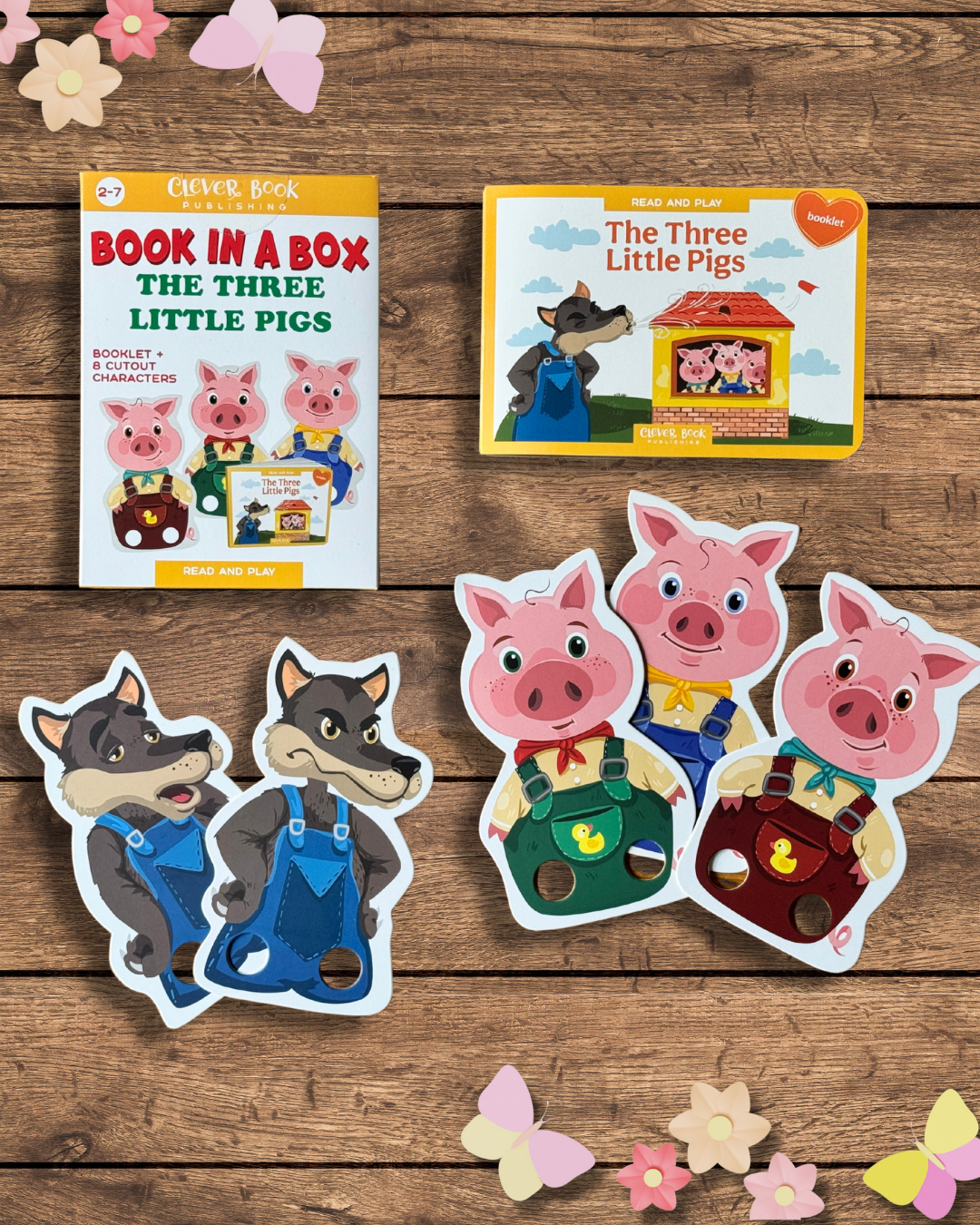 The Three Little Pigs – Read & Play Book in a Box