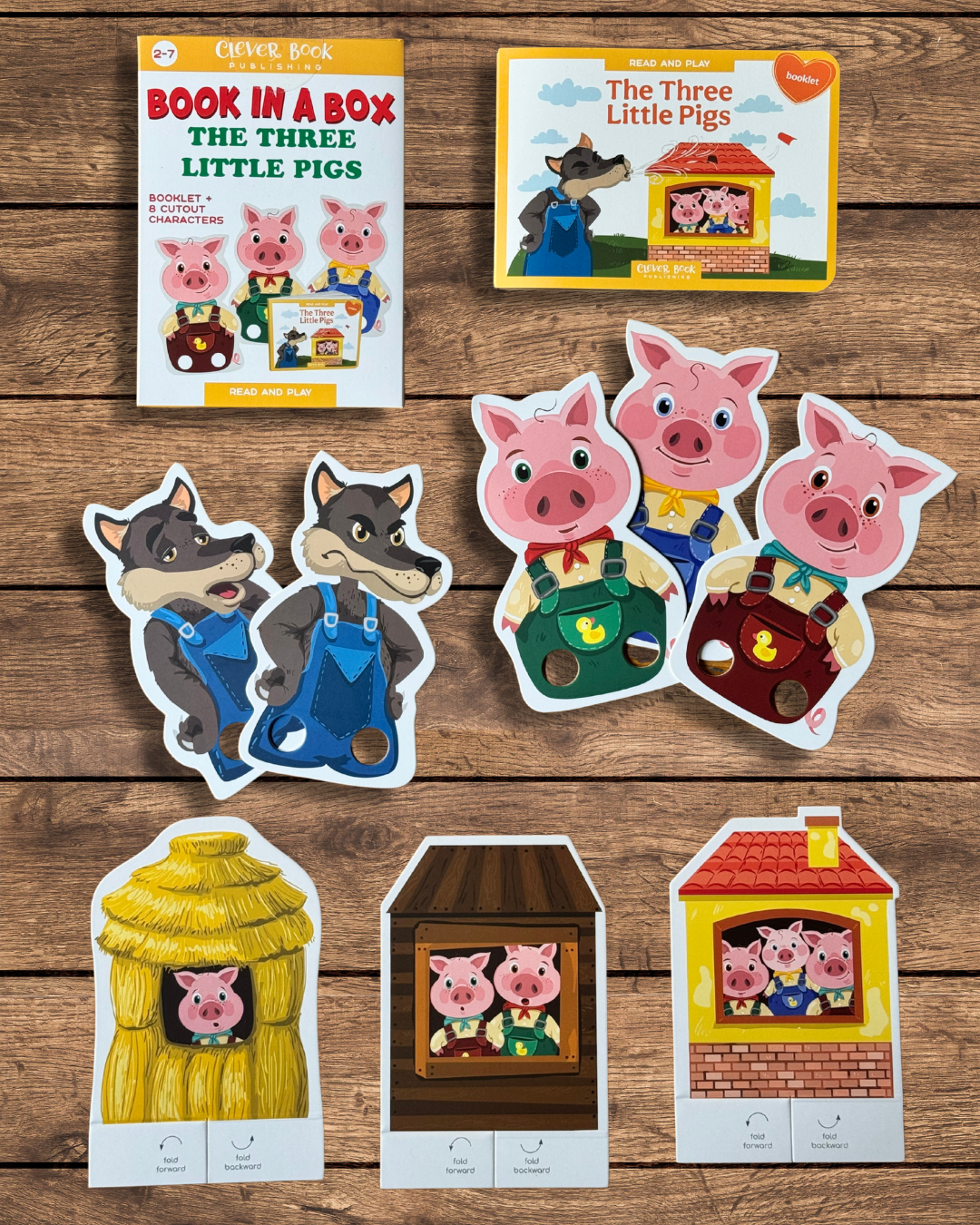 The Three Little Pigs – Read & Play Book in a Box