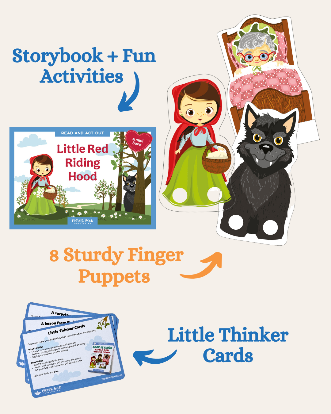 Little Red Riding Hood: Read & Play Book-in-a-Box